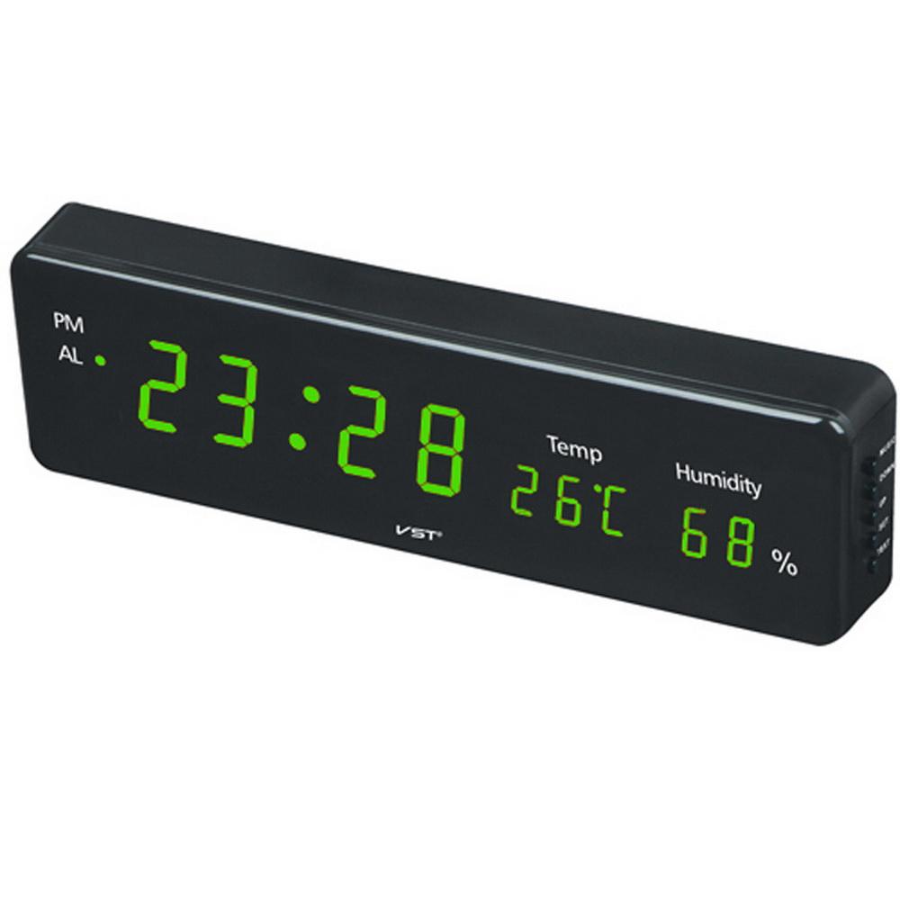 VST Big Number Large LCD Digital Wall Clock